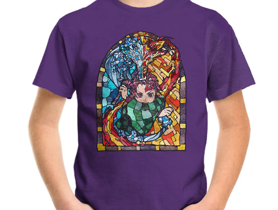 Tanjiro Stained Glass