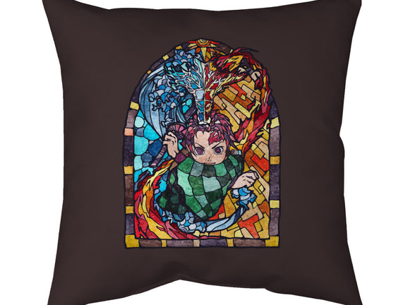 Tanjiro Stained Glass