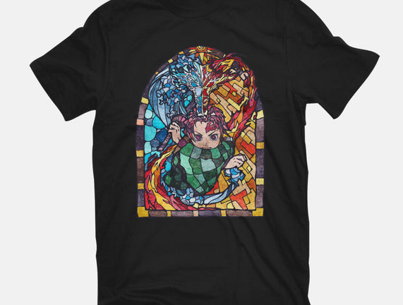 Tanjiro Stained Glass