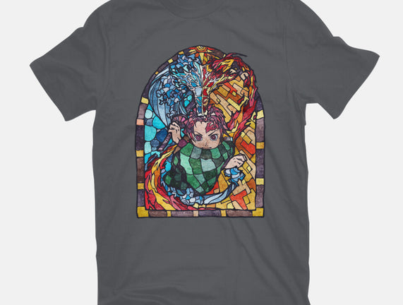 Tanjiro Stained Glass