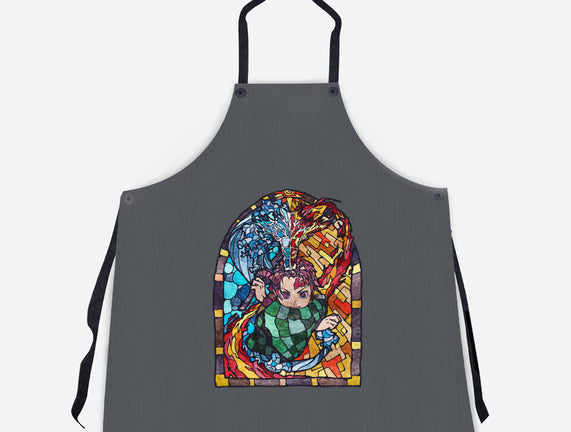 Tanjiro Stained Glass