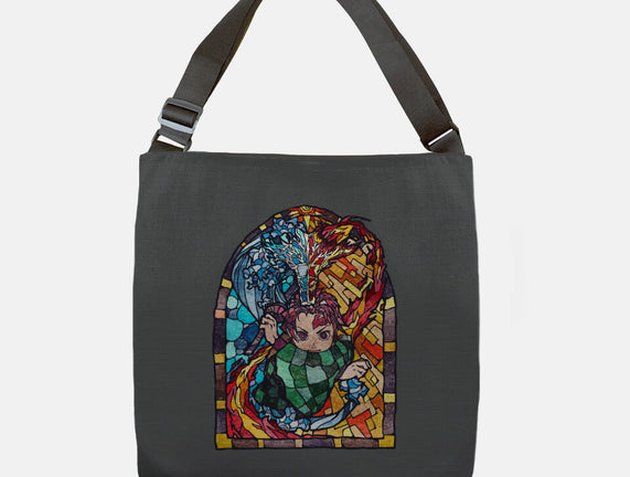 Tanjiro Stained Glass