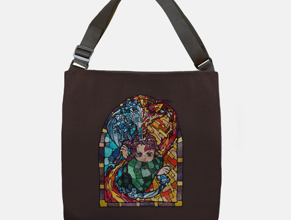 Tanjiro Stained Glass