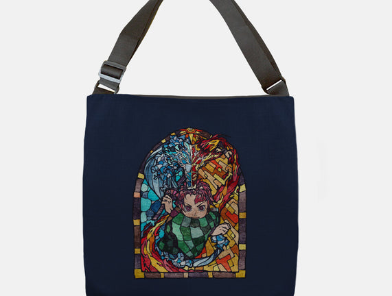 Tanjiro Stained Glass