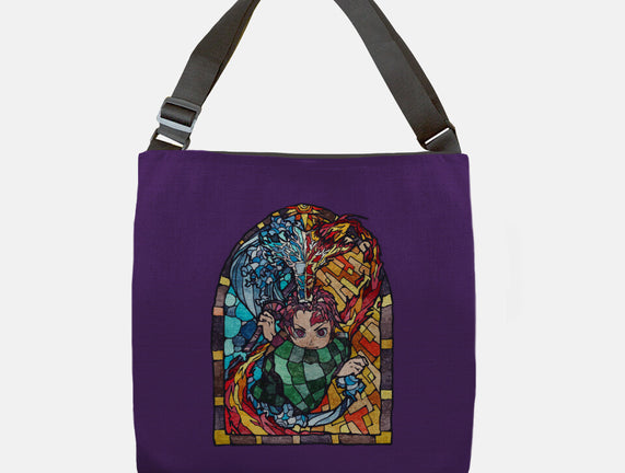 Tanjiro Stained Glass