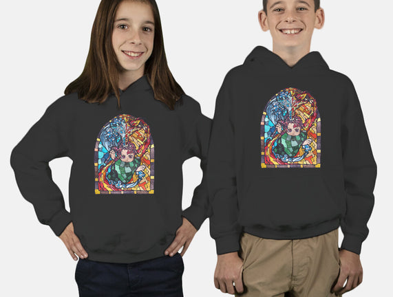 Tanjiro Stained Glass