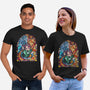 Tanjiro Stained Glass-Unisex-Basic-Tee-line13design