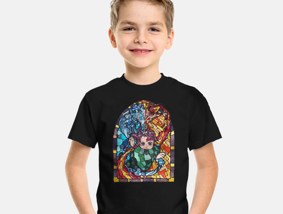Tanjiro Stained Glass