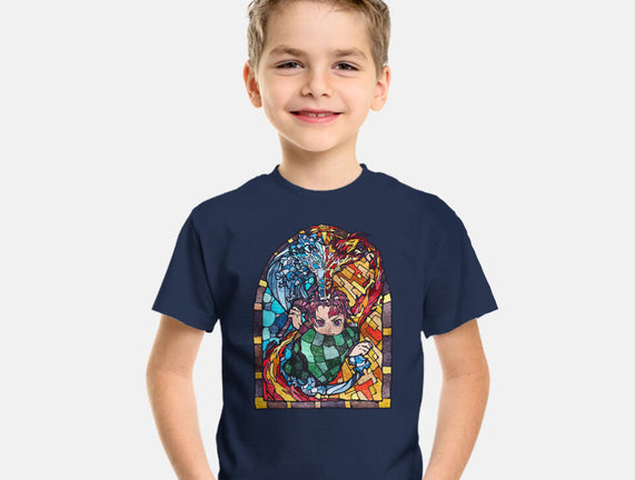 Tanjiro Stained Glass