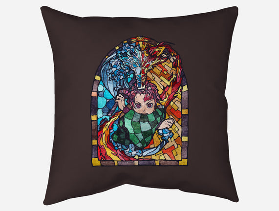 Tanjiro Stained Glass