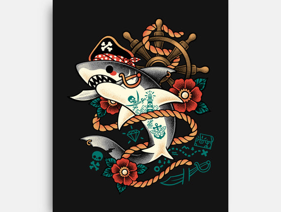 Pirate Shark Tattoo