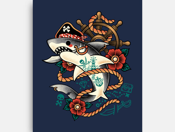 Pirate Shark Tattoo