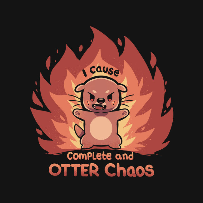 Otter Chaos-None-Fleece-Blanket-TechraNova