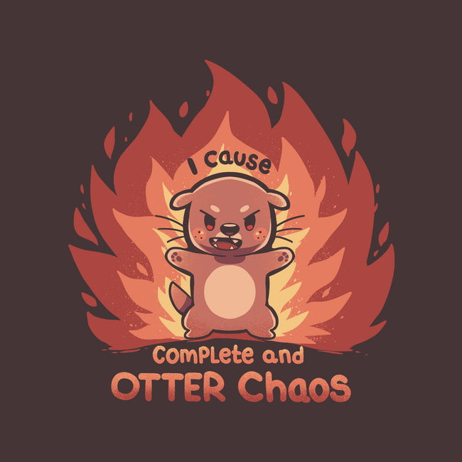 Otter Chaos-None-Removable Cover-Throw Pillow-TechraNova