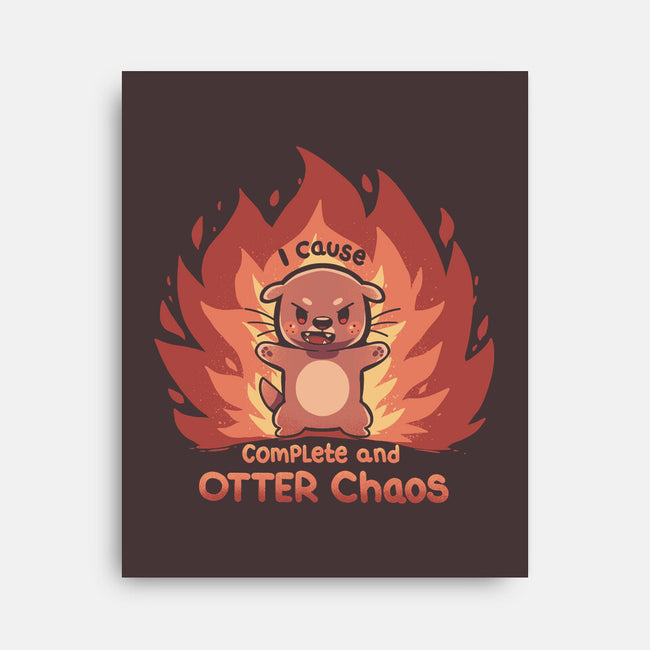 Otter Chaos-None-Stretched-Canvas-TechraNova
