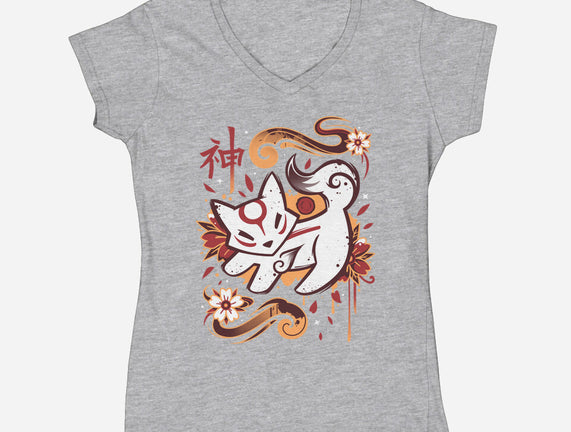 Floral Wolf Spirit