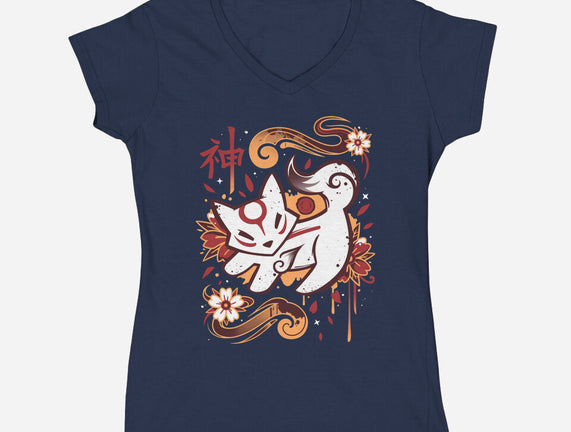 Floral Wolf Spirit