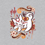 Floral Wolf Spirit-Mens-Heavyweight-Tee-Snouleaf
