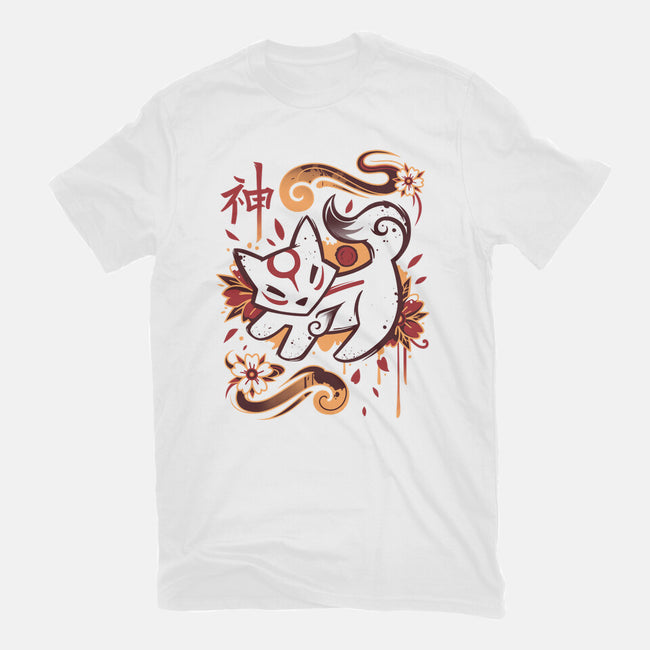Floral Wolf Spirit-Mens-Premium-Tee-Snouleaf