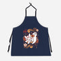 Floral Wolf Spirit-Unisex-Kitchen-Apron-Snouleaf