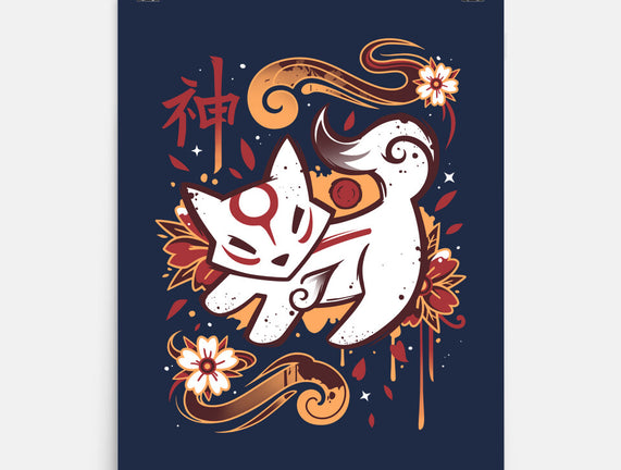 Floral Wolf Spirit