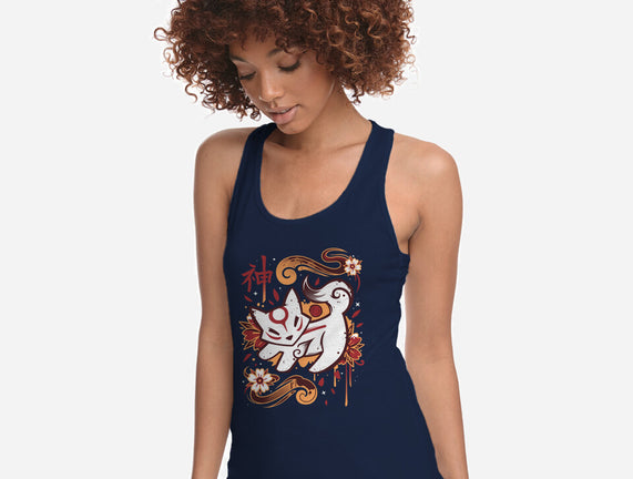 Floral Wolf Spirit