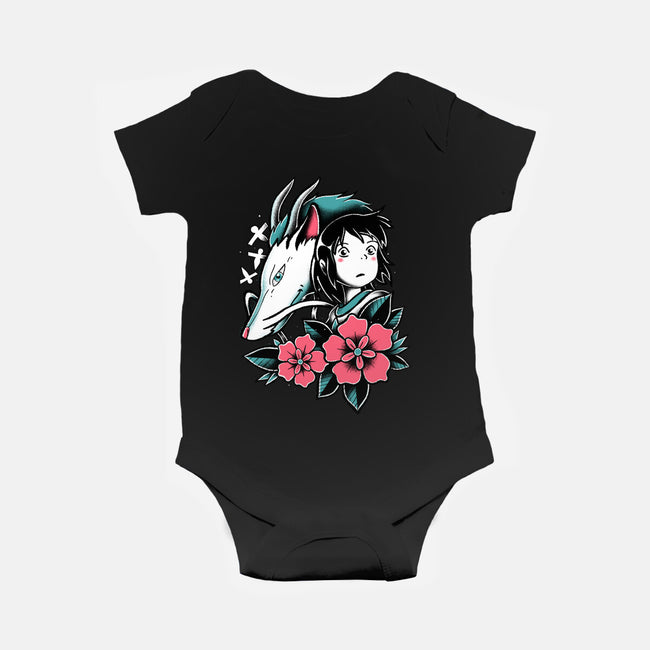The Girl And The Dragon-Baby-Basic-Onesie-estudiofitas