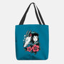 The Girl And The Dragon-None-Basic Tote-Bag-estudiofitas