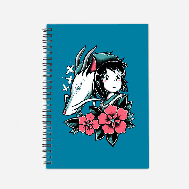 The Girl And The Dragon-None-Dot Grid-Notebook-estudiofitas