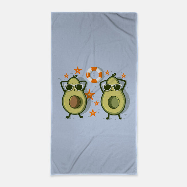 Summertime Avocados-None-Beach-Towel-erion_designs