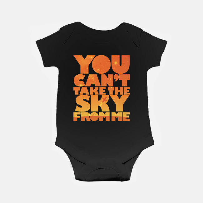 You Can't Take the Sky-baby basic onesie-geekchic_tees