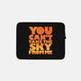 You Can't Take the Sky-none zippered laptop sleeve-geekchic_tees