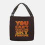 You Can't Take the Sky-none adjustable tote-geekchic_tees