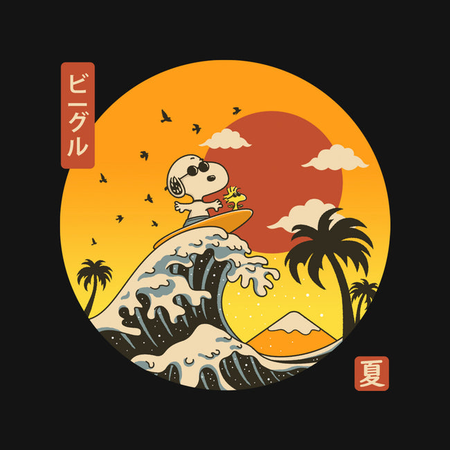 The Great Beagle Off Kanagawa-Mens-Basic-Tee-retrodivision