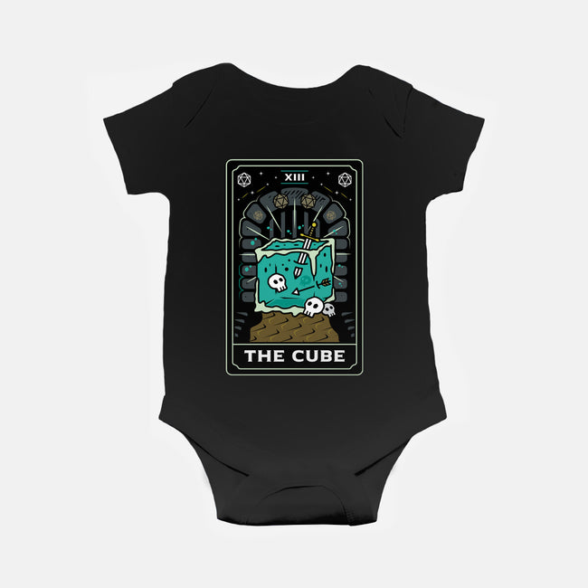 The Cube Tarot Card-Baby-Basic-Onesie-Logozaste