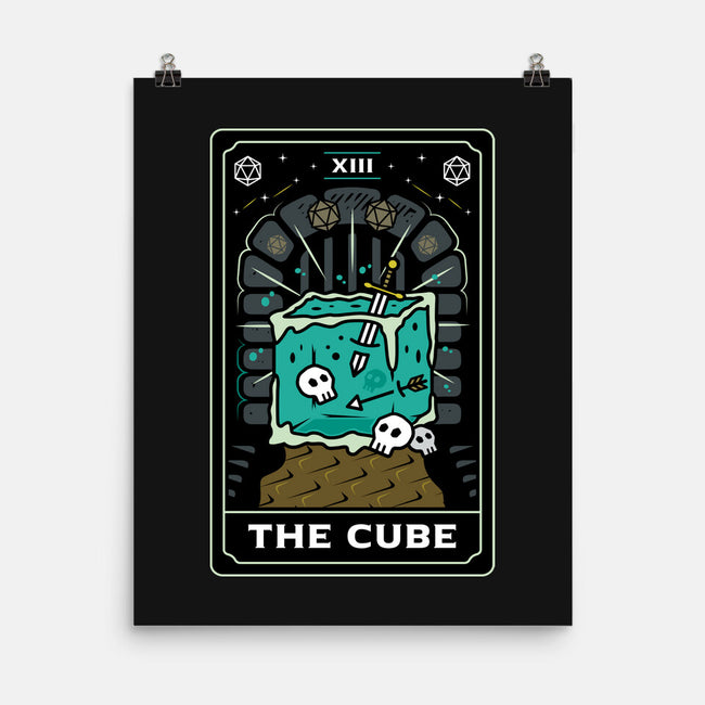 The Cube Tarot Card-None-Matte-Poster-Logozaste