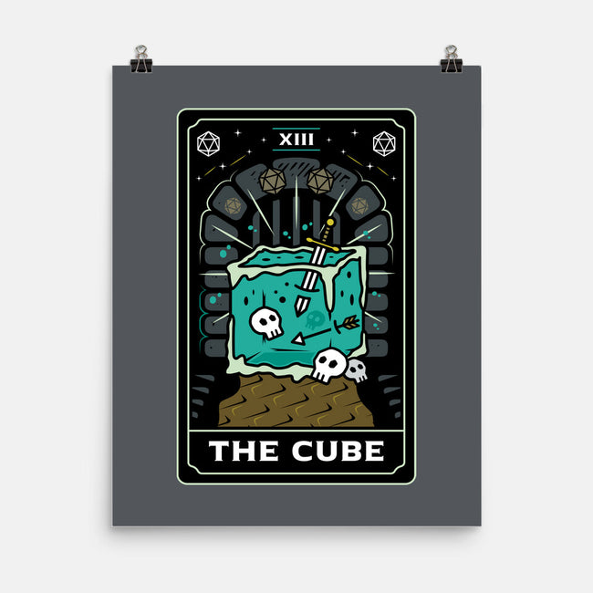 The Cube Tarot Card-None-Matte-Poster-Logozaste