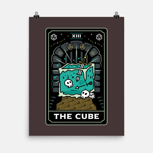 The Cube Tarot Card-None-Matte-Poster-Logozaste
