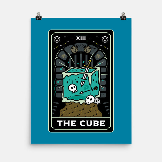 The Cube Tarot Card-None-Matte-Poster-Logozaste