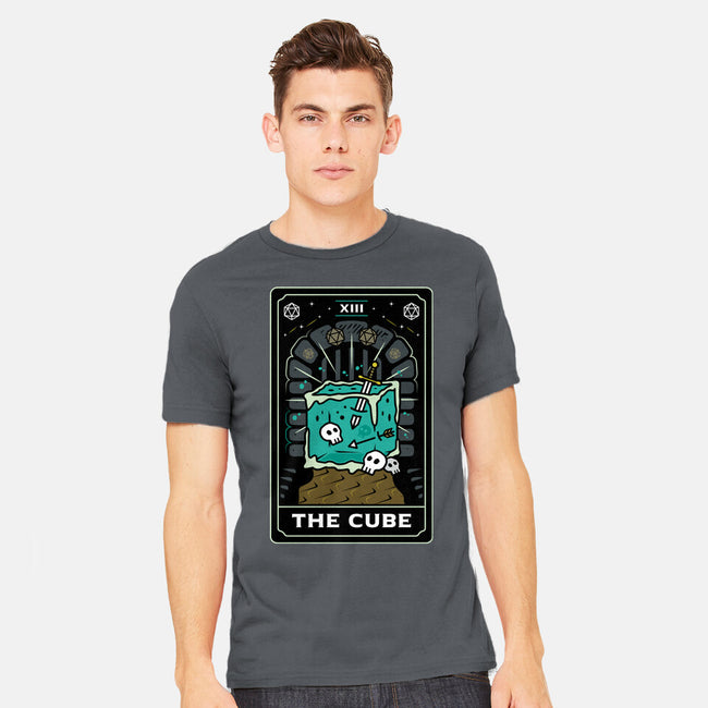 The Cube Tarot Card-Mens-Heavyweight-Tee-Logozaste