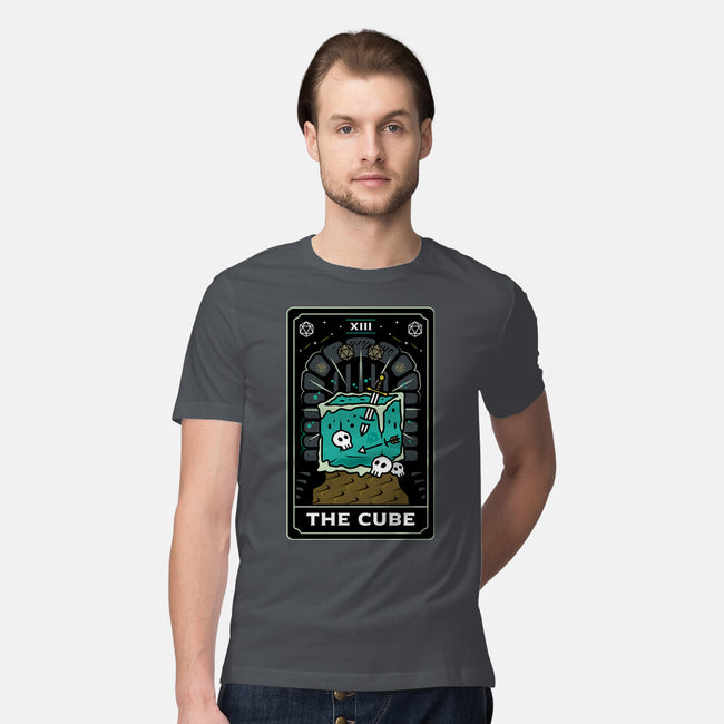 The Cube Tarot Card-Mens-Premium-Tee-Logozaste