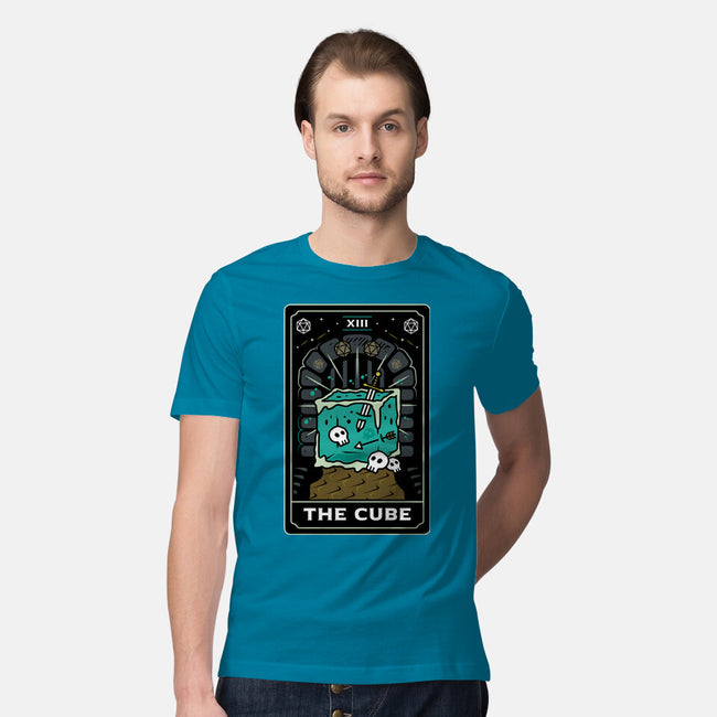 The Cube Tarot Card-Mens-Premium-Tee-Logozaste