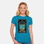 The Cube Tarot Card-Womens-Fitted-Tee-Logozaste