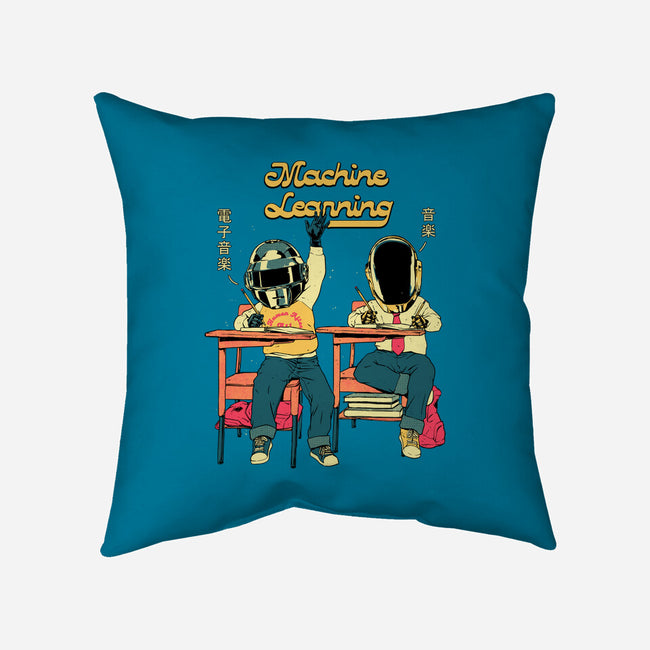 Robot Learning-None-Removable Cover w Insert-Throw Pillow-Hafaell