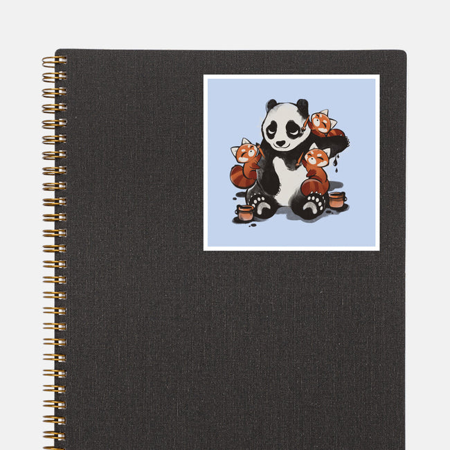 Panda Tattoo-None-Glossy-Sticker-ricolaa