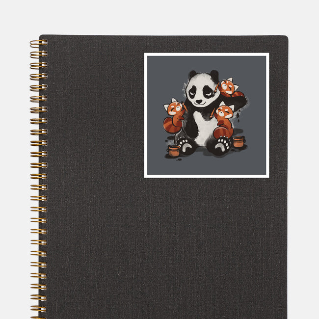 Panda Tattoo-None-Glossy-Sticker-ricolaa