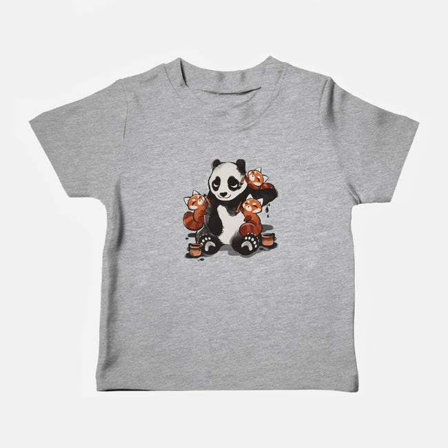 Panda Tattoo-Baby-Basic-Tee-ricolaa