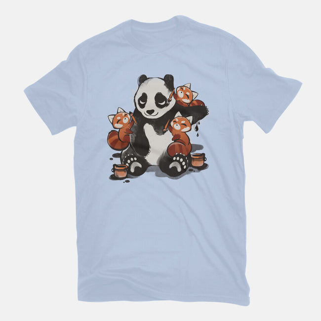 Panda Tattoo-Mens-Basic-Tee-ricolaa