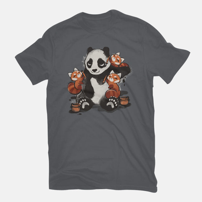 Panda Tattoo-Mens-Heavyweight-Tee-ricolaa