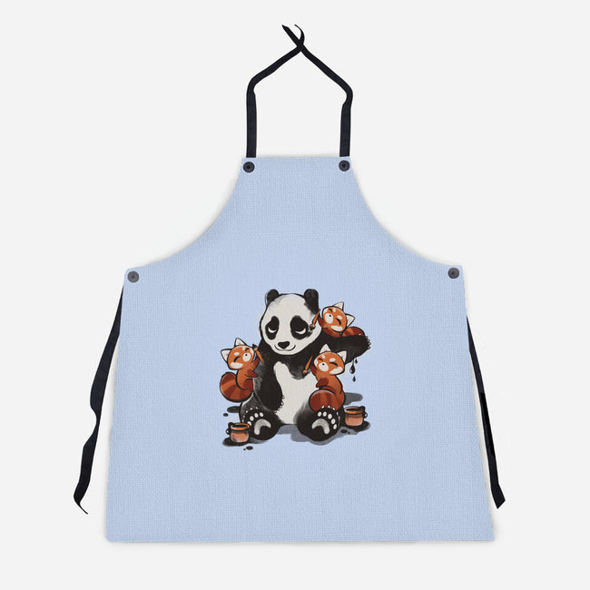 Panda Tattoo-Unisex-Kitchen-Apron-ricolaa